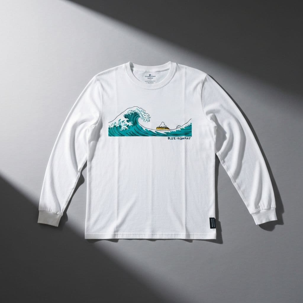 Long Sleeve Wave Tee